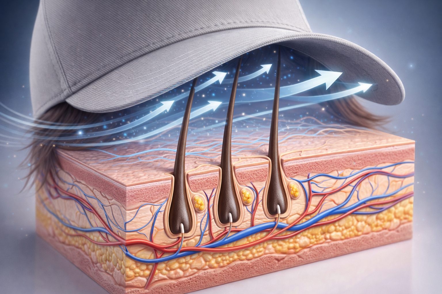 Pharmacist giving advice about hair loss at Grant Pharmacy